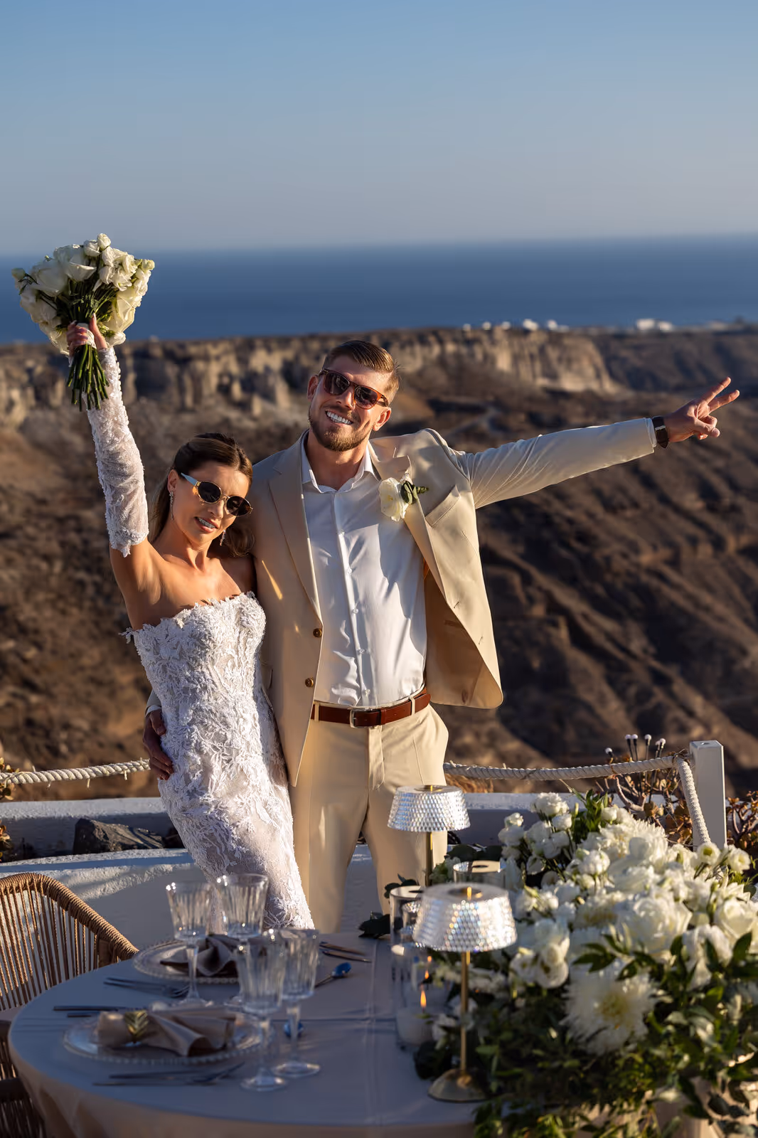 Ślub w Grecji. Santorini. Taras nr. 2. Zdjęcie nr. 41