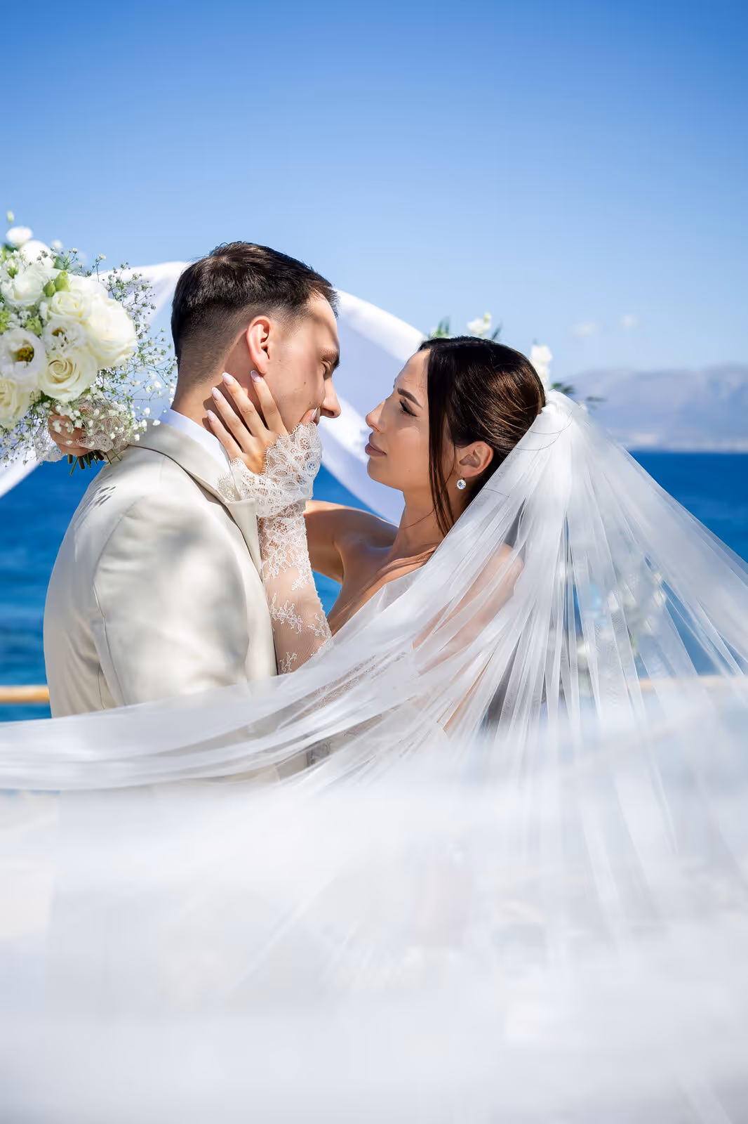Ślub w Grecji - Kreta. Taras przy Kapliczce. Zdjęcie nr. 15