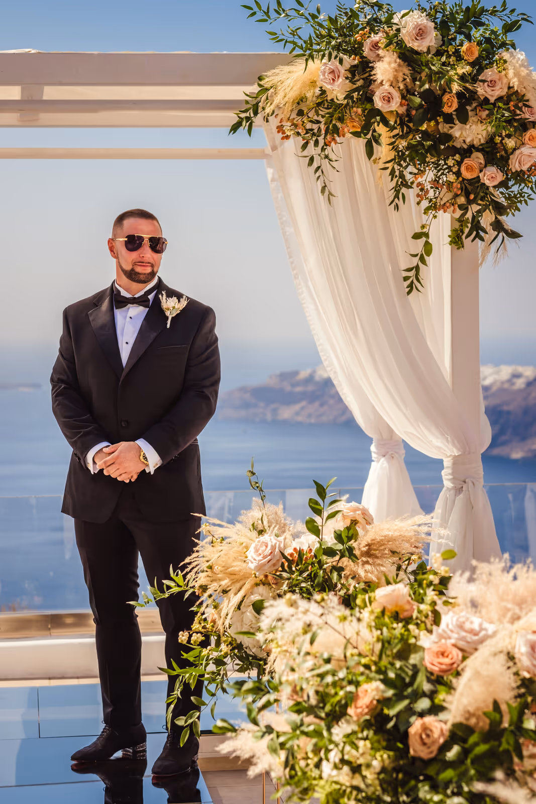 Ślub w Grecji. Santorini. Taras nr. 4. Zdjęcie nr. 16