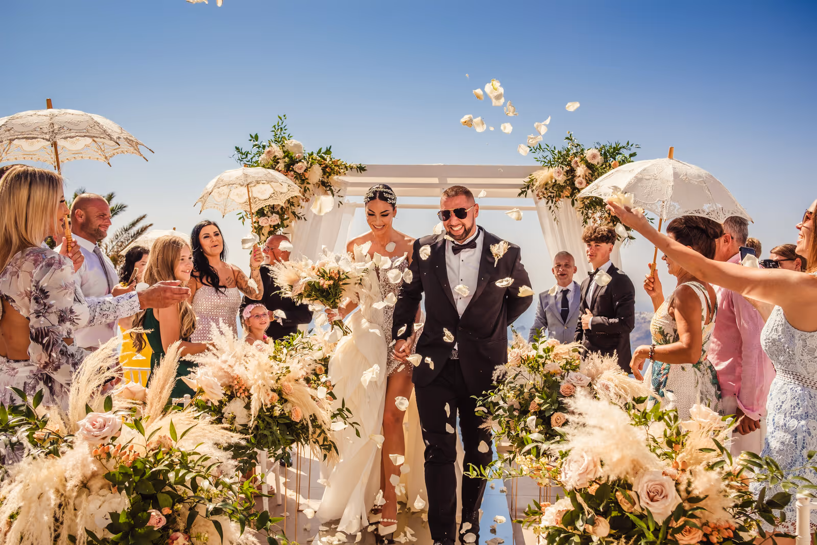 Ślub w Grecji. Santorini. Taras nr. 4. Zdjęcie nr. 28