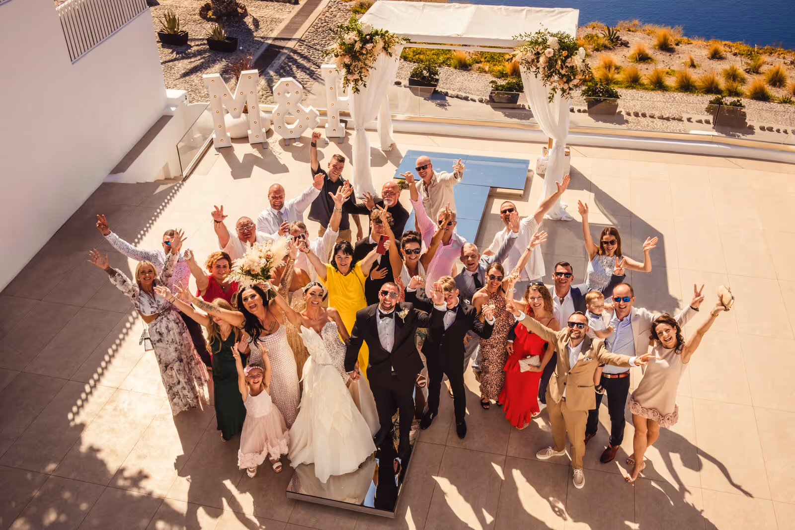 Ślub w Grecji. Santorini. Taras nr. 4. Zdjęcie nr. 31
