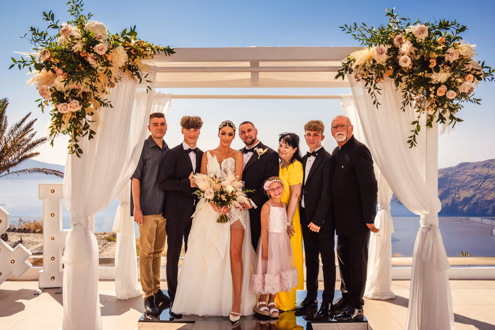 Ślub w Grecji. Santorini. Taras nr. 4. Zdjęcie nr. 32