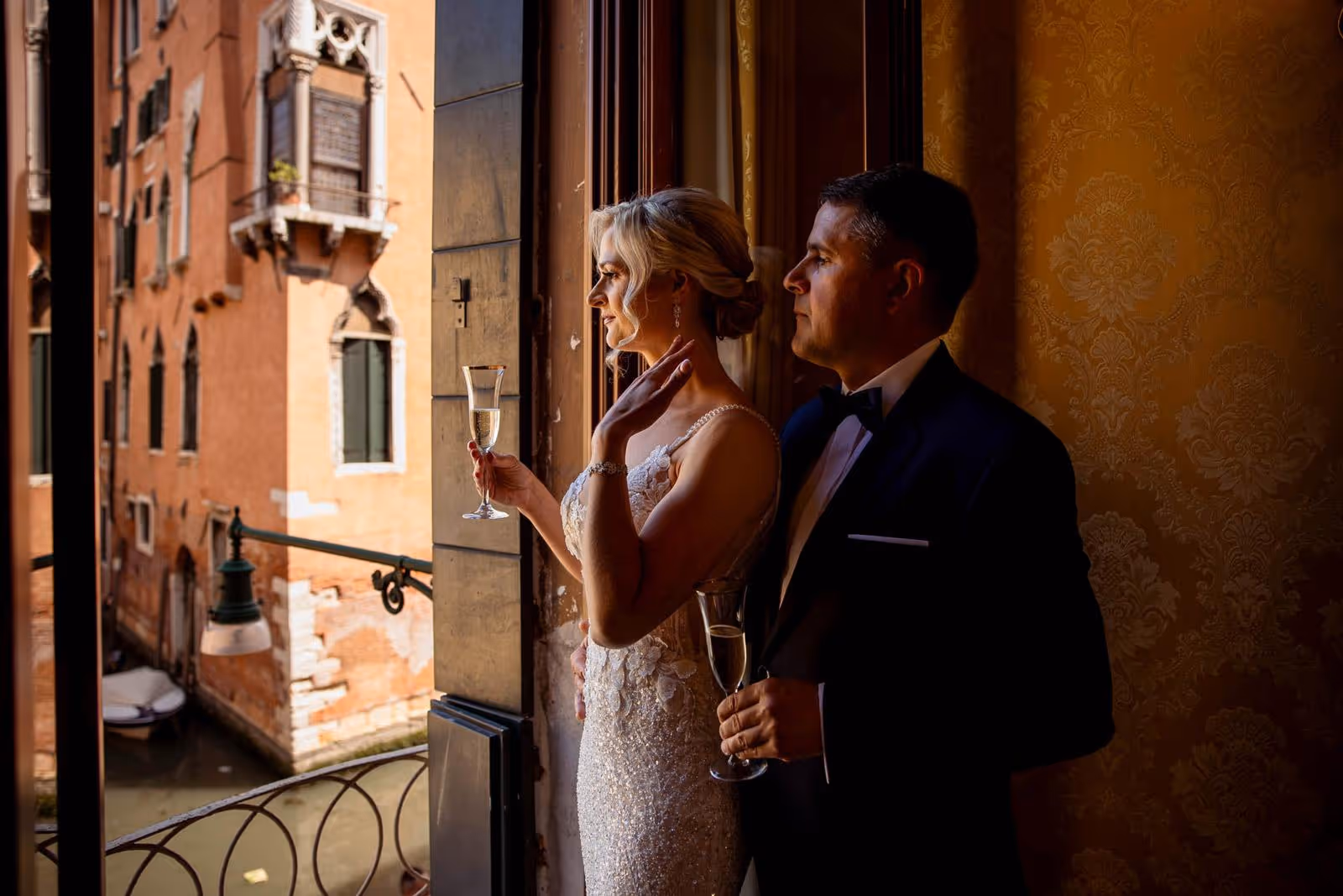 Ślub w Wenecji. Palazzo Cavalli Comune di Venezia. Zdjęcie 5