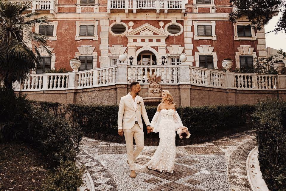 Ślub w Ligurii. Villa Durazzo. Zdjęcie 10