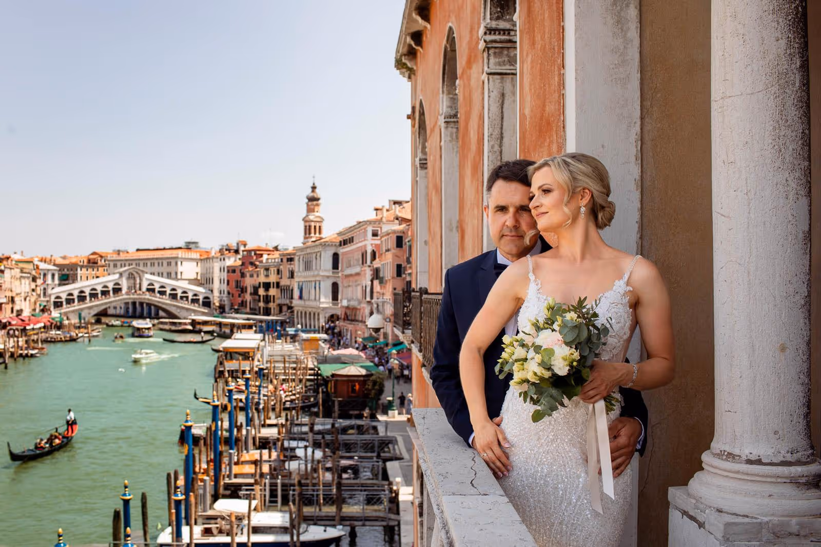 Ślub w Wenecji. Palazzo Cavalli Comune di Venezia. Zdjęcie 11
