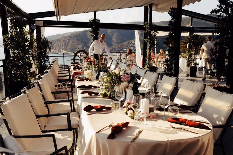 Ślub w Ligurii. Villa Durazzo. Zdjęcie 13