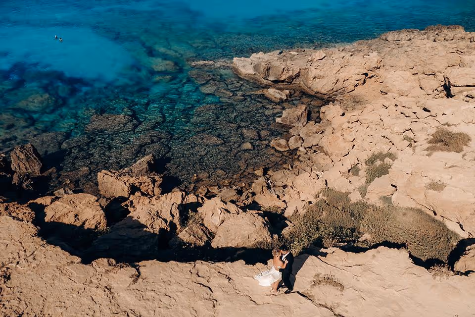 Ślub na Cyprze. Cape Greco. Zdjęcie 4