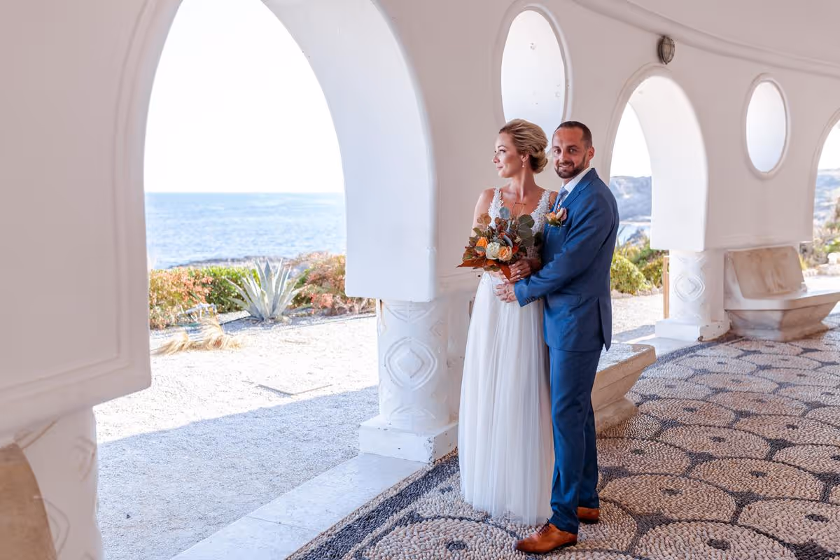 Ślub na Rodos. Romantyczna Rotonda. Zdjęcie 6