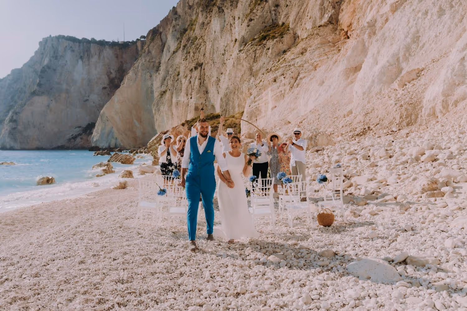 Ślub na Zakynthos. Plaża Zakochanych z rejsem statkiem. Zdjęcie 3