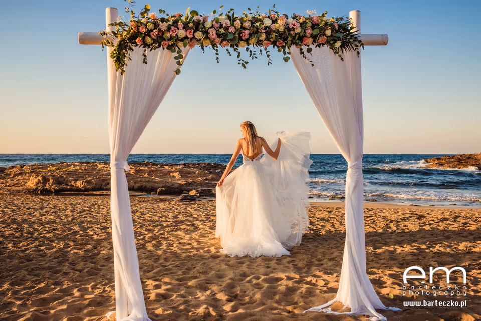 Ślub na Krecie. Piaszczysta plaża (Kreta wschodnia). Zdjęcie 9
