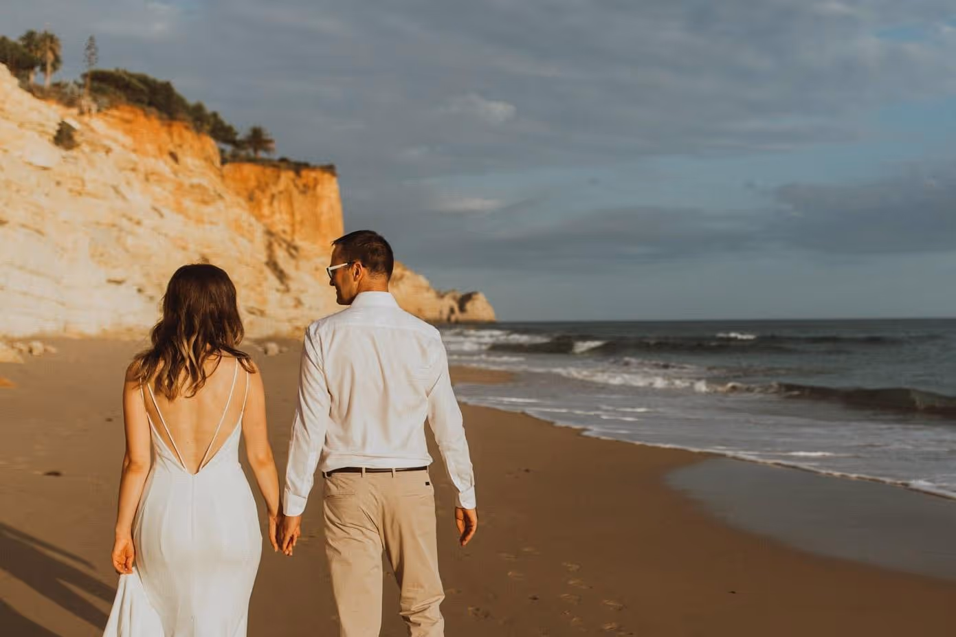 Ślub w Portugalii. Plaża. Zdjęcie 6