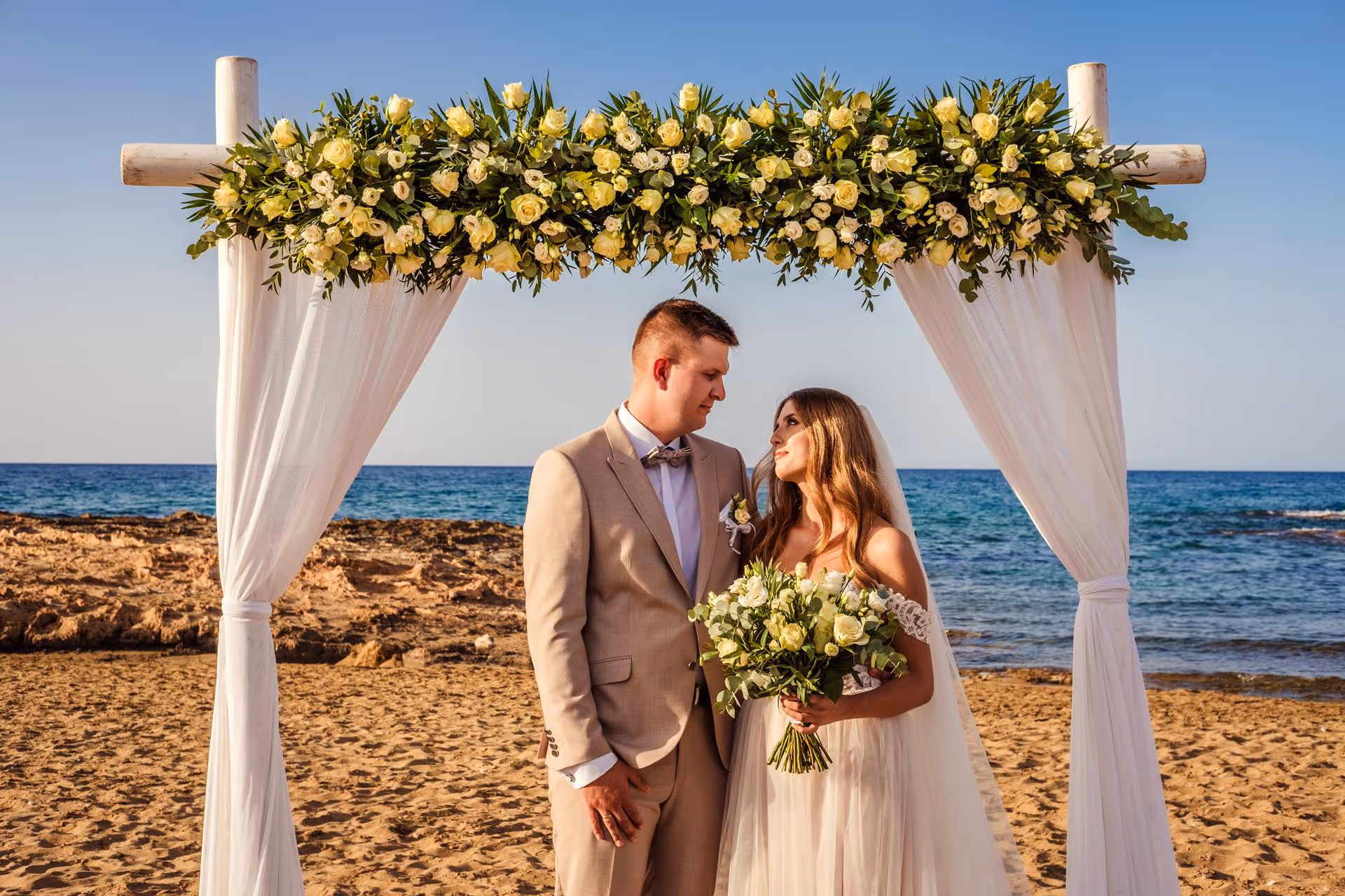 Ślub na Krecie. Piaszczysta plaża (Kreta wschodnia). Zdjęcie 11
