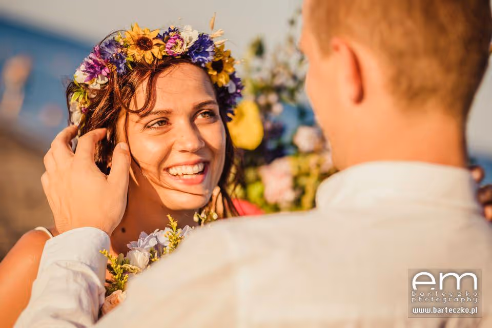 Ślub na Rodos. Piaszczysta plaża. Zdjęcie 17