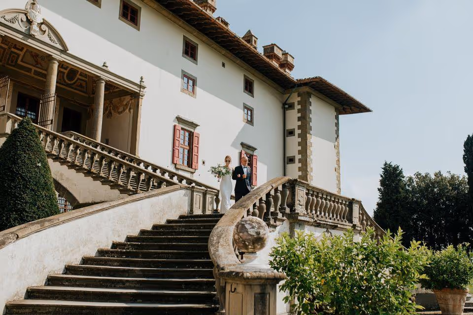 Ślub w Toskanii. Toskańska Villa. Zdjęcie 1