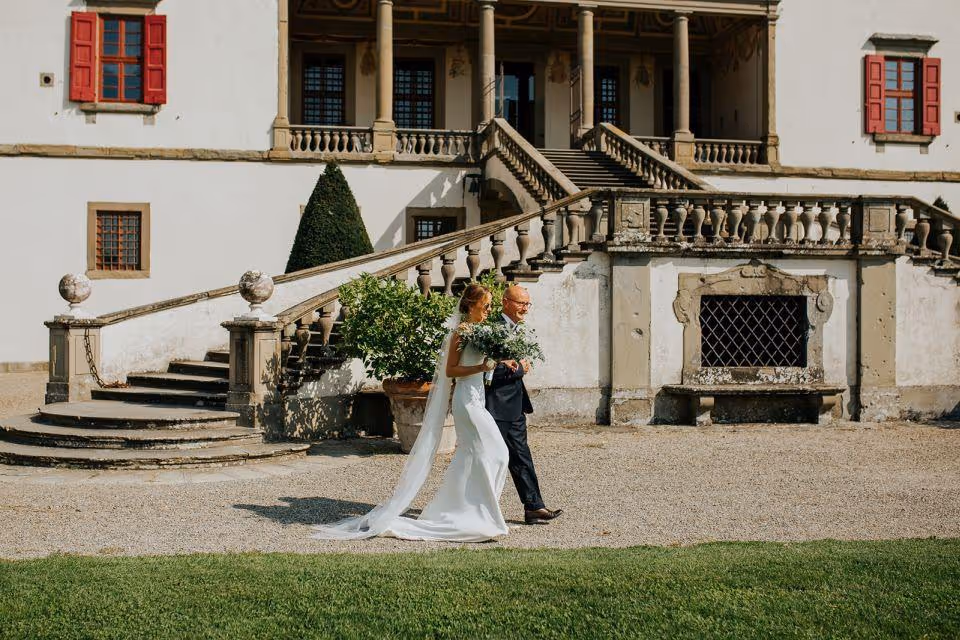 Ślub w Toskanii. Toskańska Villa. Zdjęcie 2
