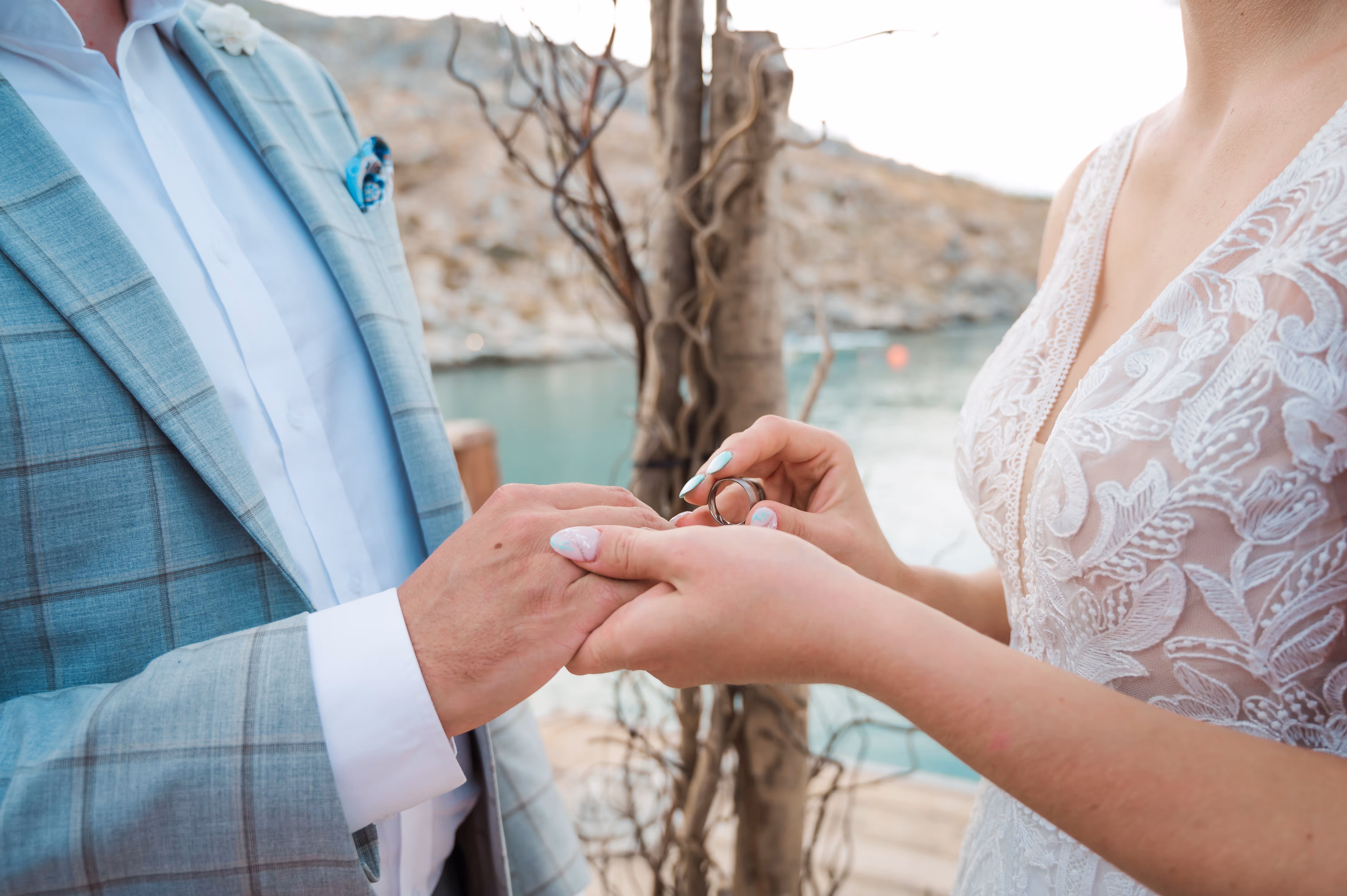 Ślub na Rodos. Taras widokow w Lindos. Zdjęcie 8