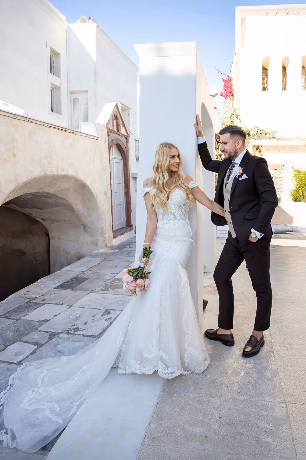 Ślub w Grecji. Santorini. Taras nr. 9. Zdjęcie nr. 105