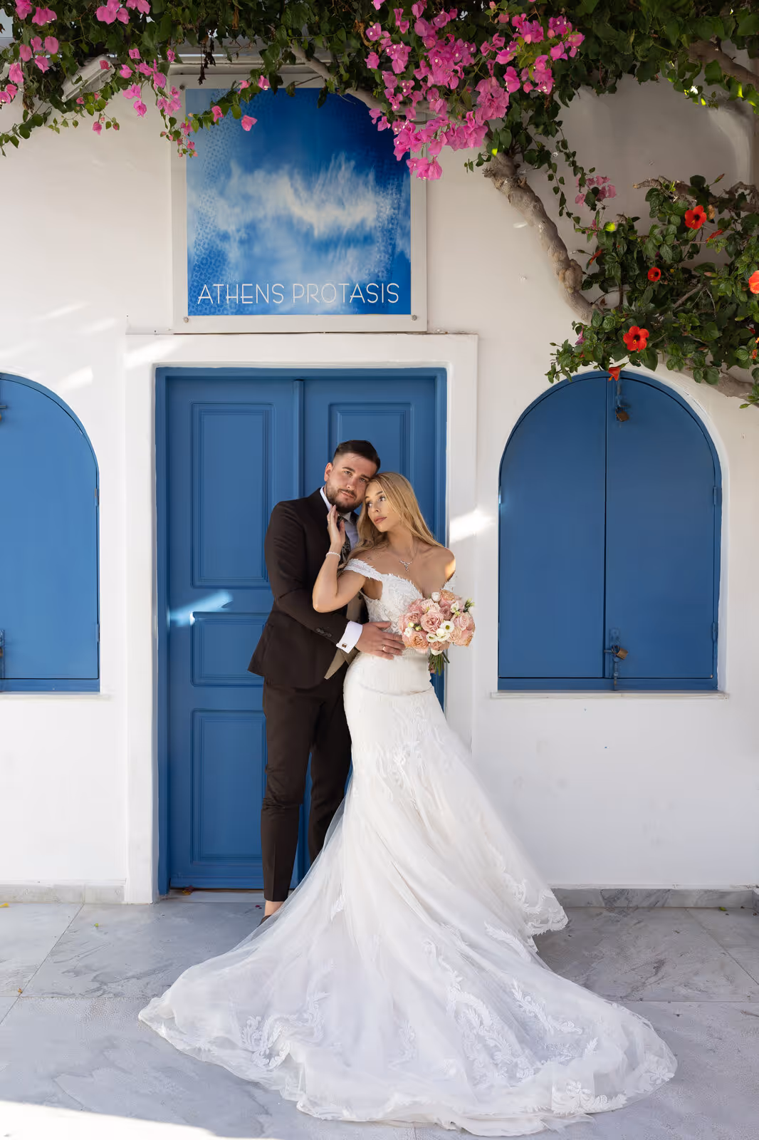 Ślub w Grecji. Santorini. Taras nr. 9. Zdjęcie nr. 106