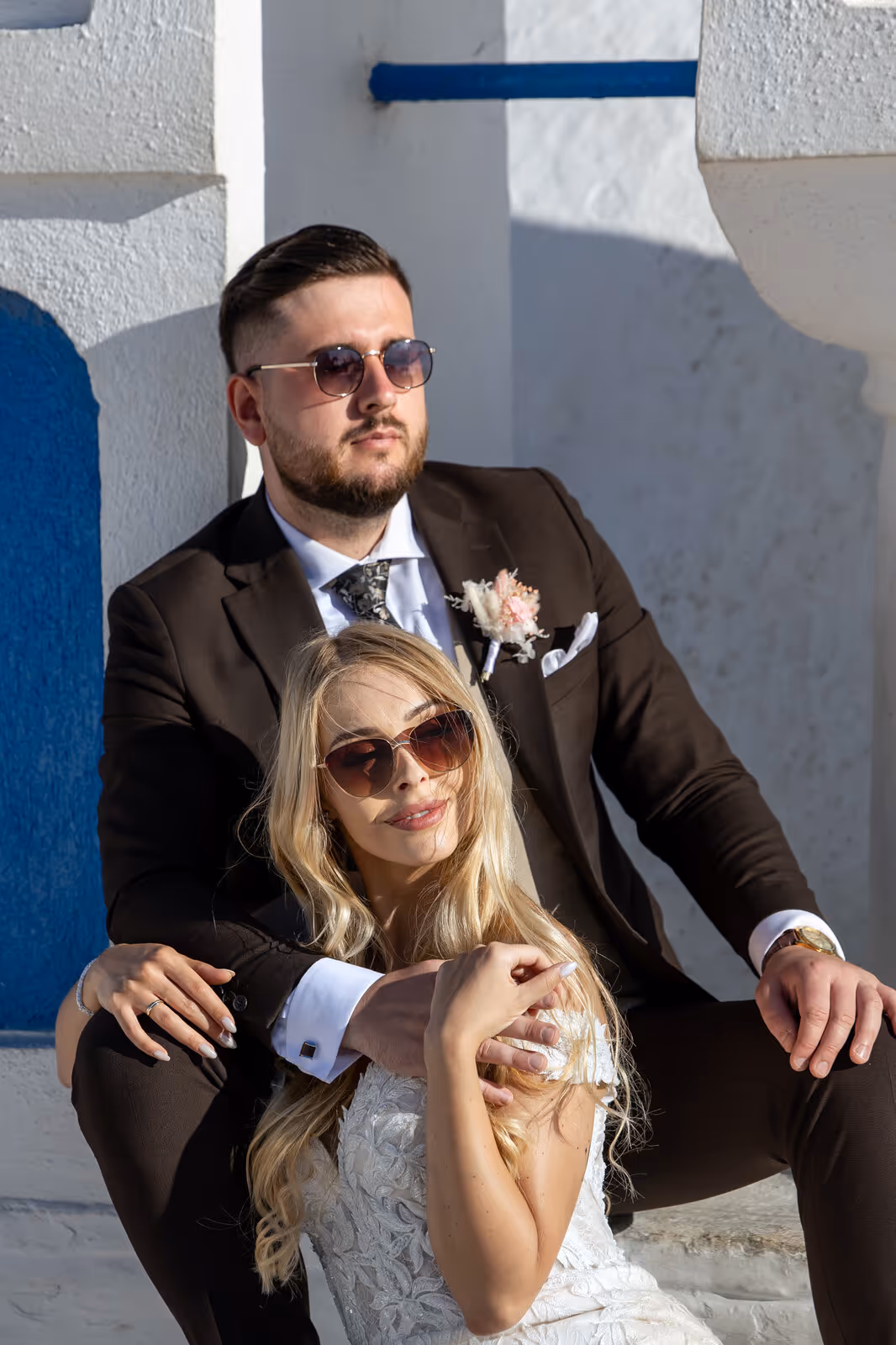 Ślub w Grecji. Santorini. Taras nr. 9. Zdjęcie nr. 111