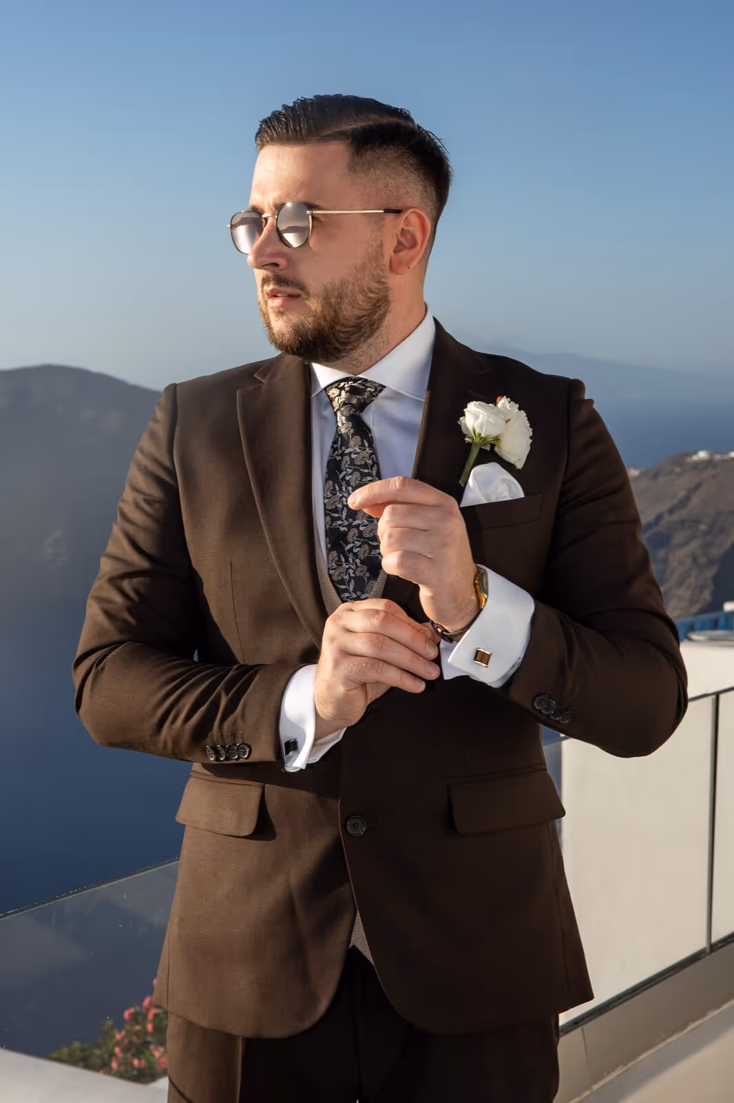 Ślub w Grecji. Santorini. Taras nr. 9. Zdjęcie nr. 4