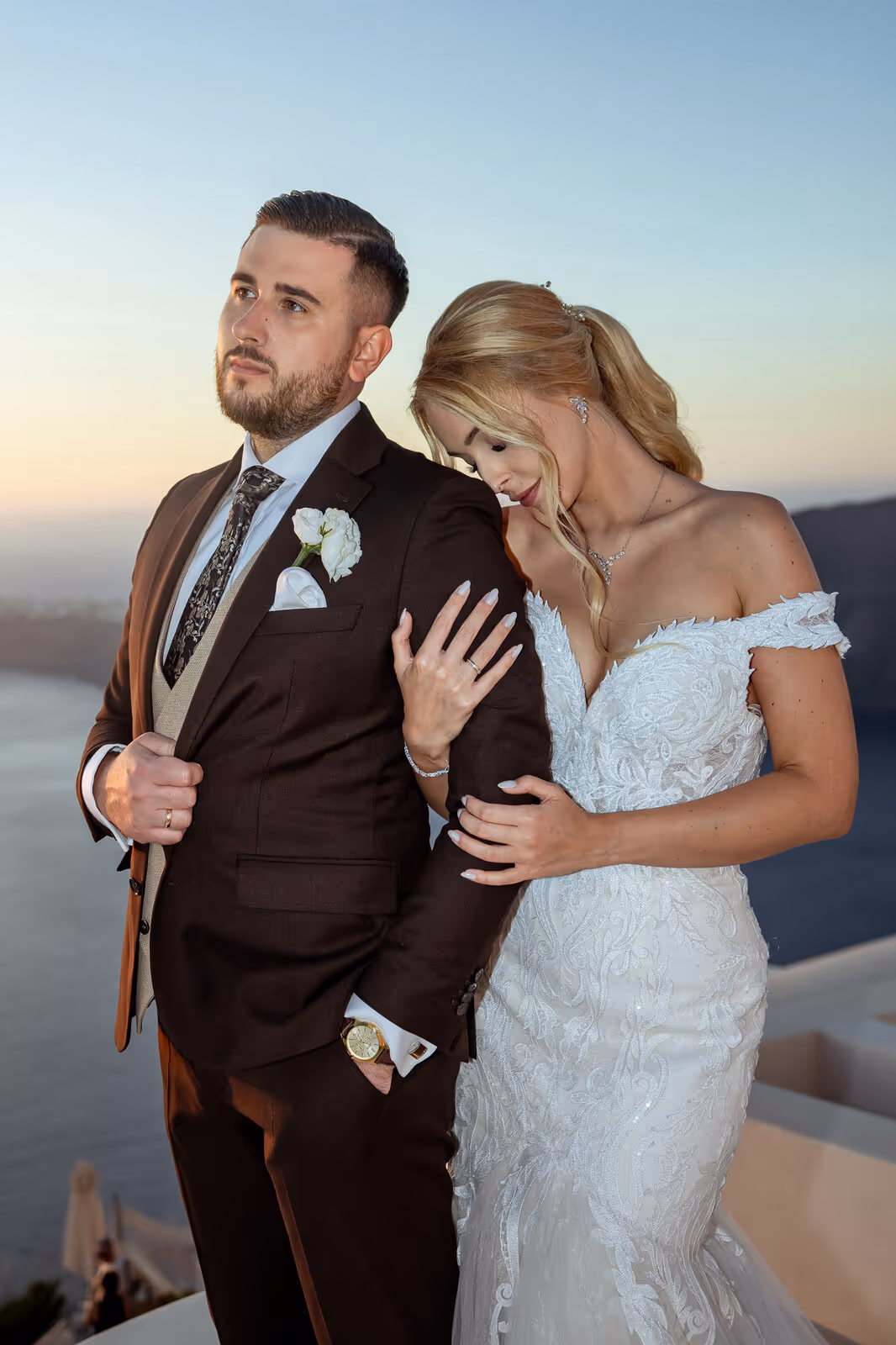Ślub w Grecji. Santorini. Taras nr. 9. Zdjęcie nr. 49