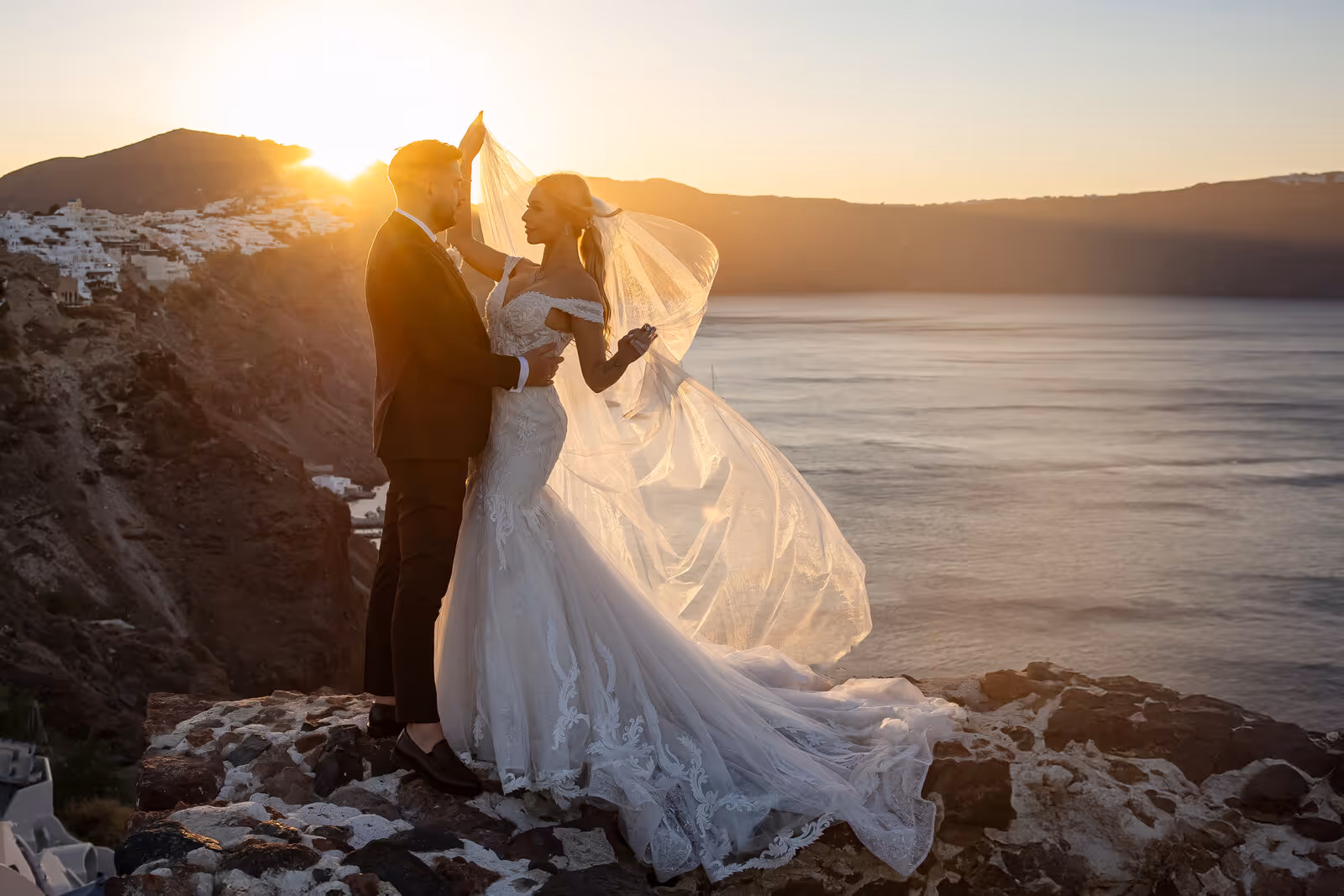 Ślub w Grecji. Santorini. Taras nr. 9. Zdjęcie nr. 81