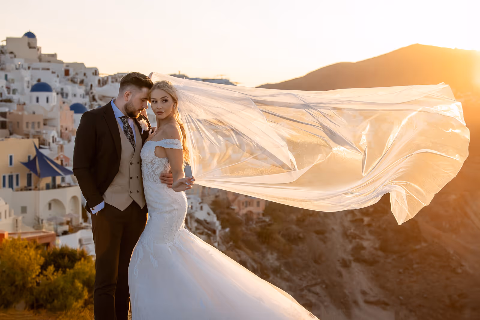 Ślub w Grecji. Santorini. Taras nr. 9. Zdjęcie nr. 84