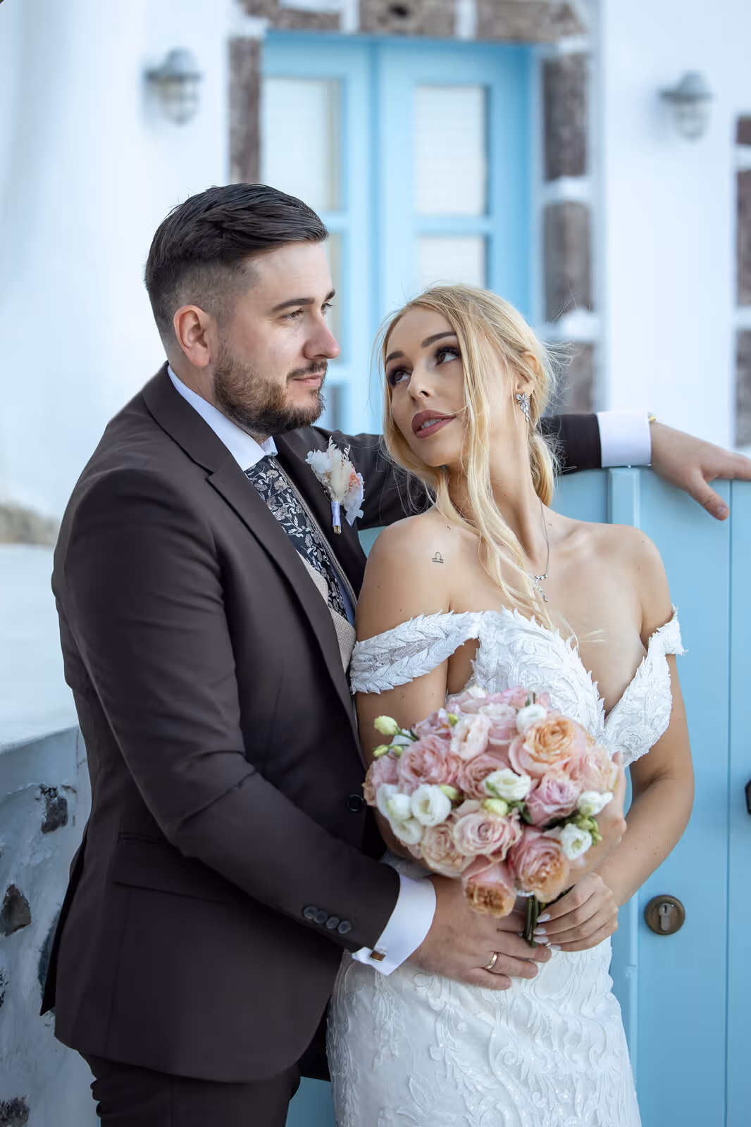 Ślub w Grecji. Santorini. Taras nr. 9. Zdjęcie nr. 97