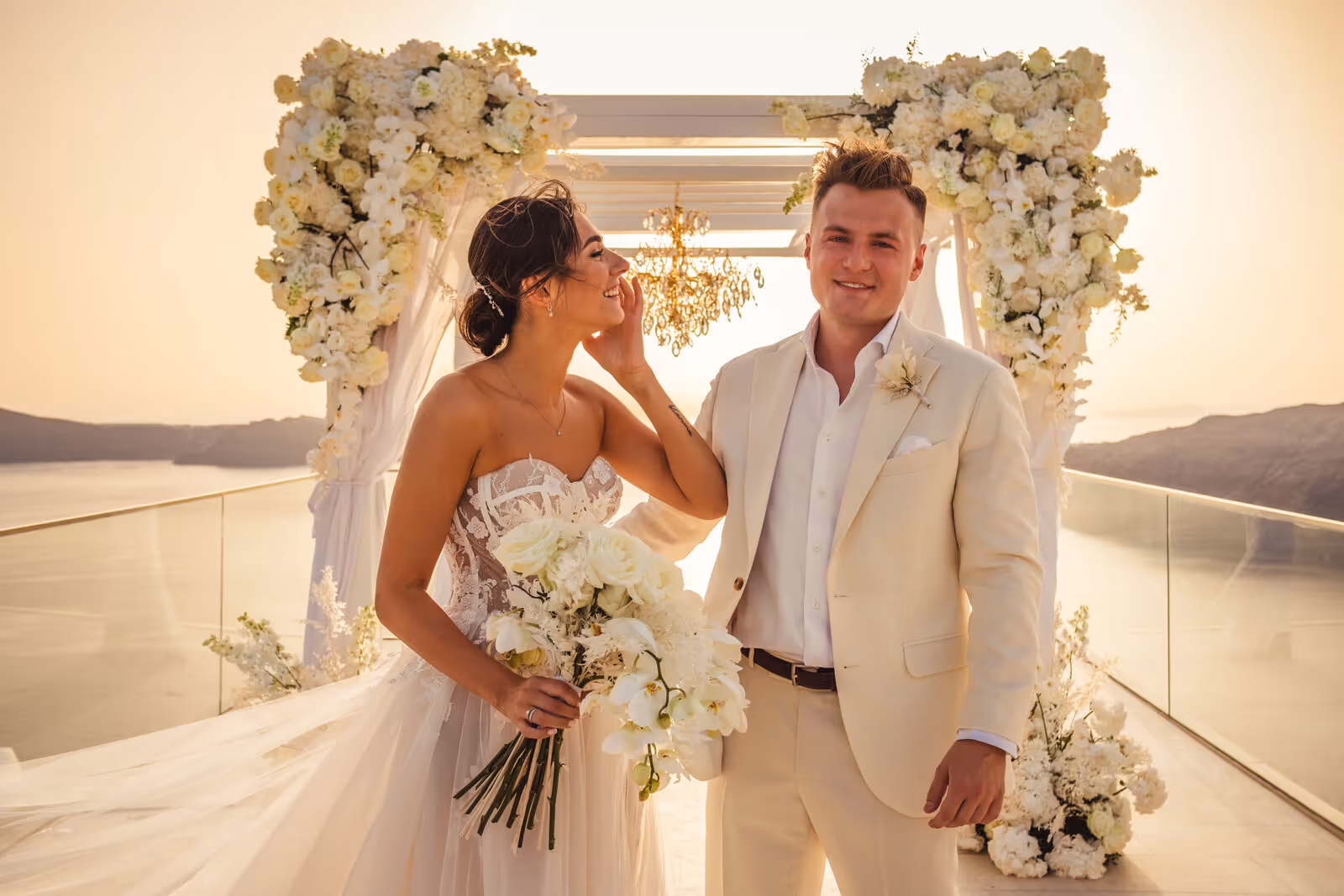 Ślub w Grecji. Santorini. Taras nr. 11. Zdjęcie nr. 28