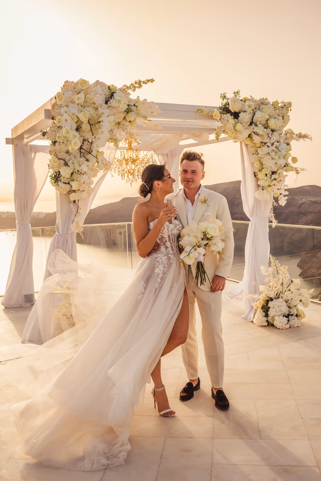 Ślub w Grecji. Santorini. Taras nr. 11. Zdjęcie nr. 30