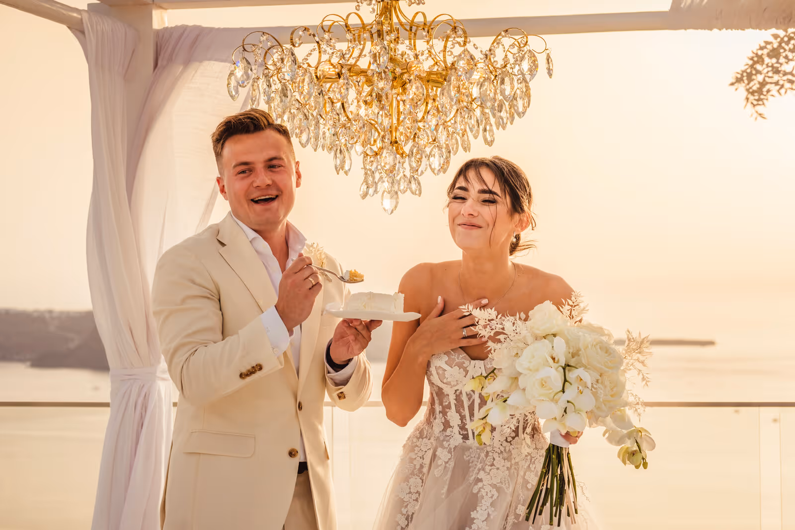 Ślub w Grecji. Santorini. Taras nr. 11. Zdjęcie nr. 38