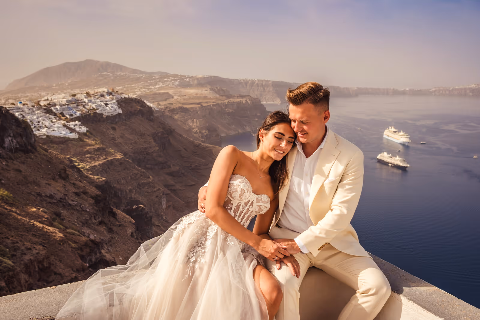 Ślub w Grecji. Santorini. Taras nr. 11. Zdjęcie nr. 58