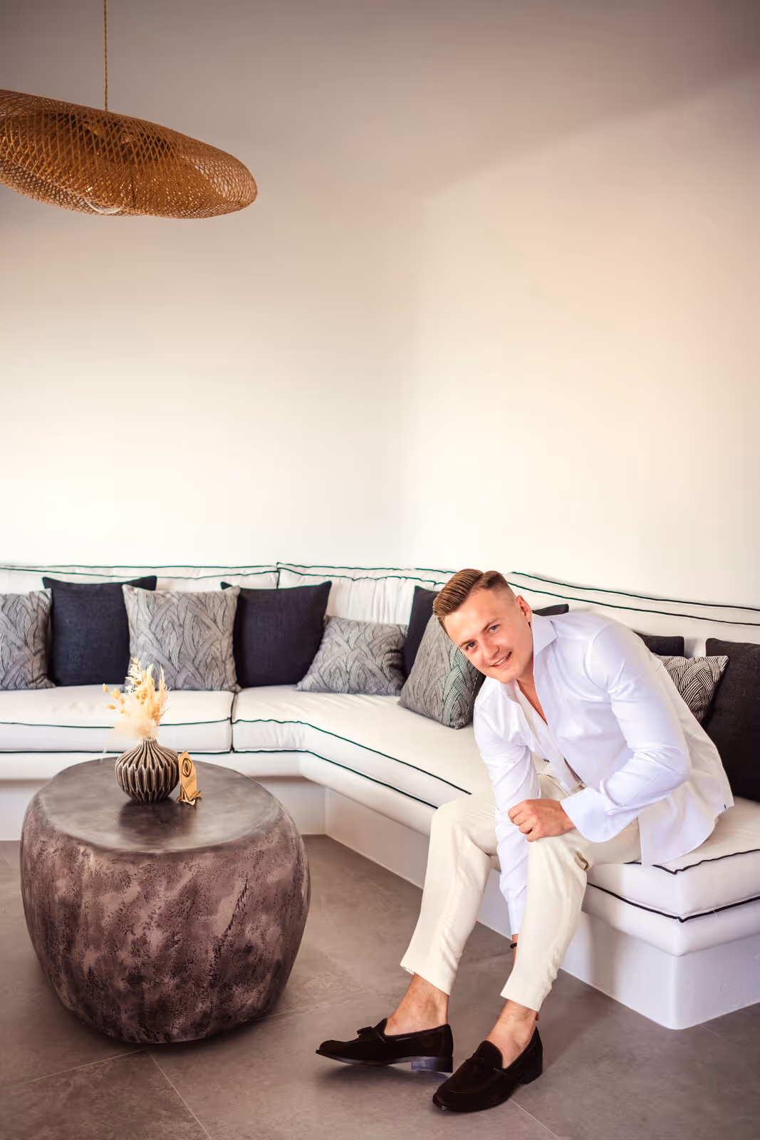 Ślub w Grecji. Santorini. Taras nr. 11. Zdjęcie nr. 7