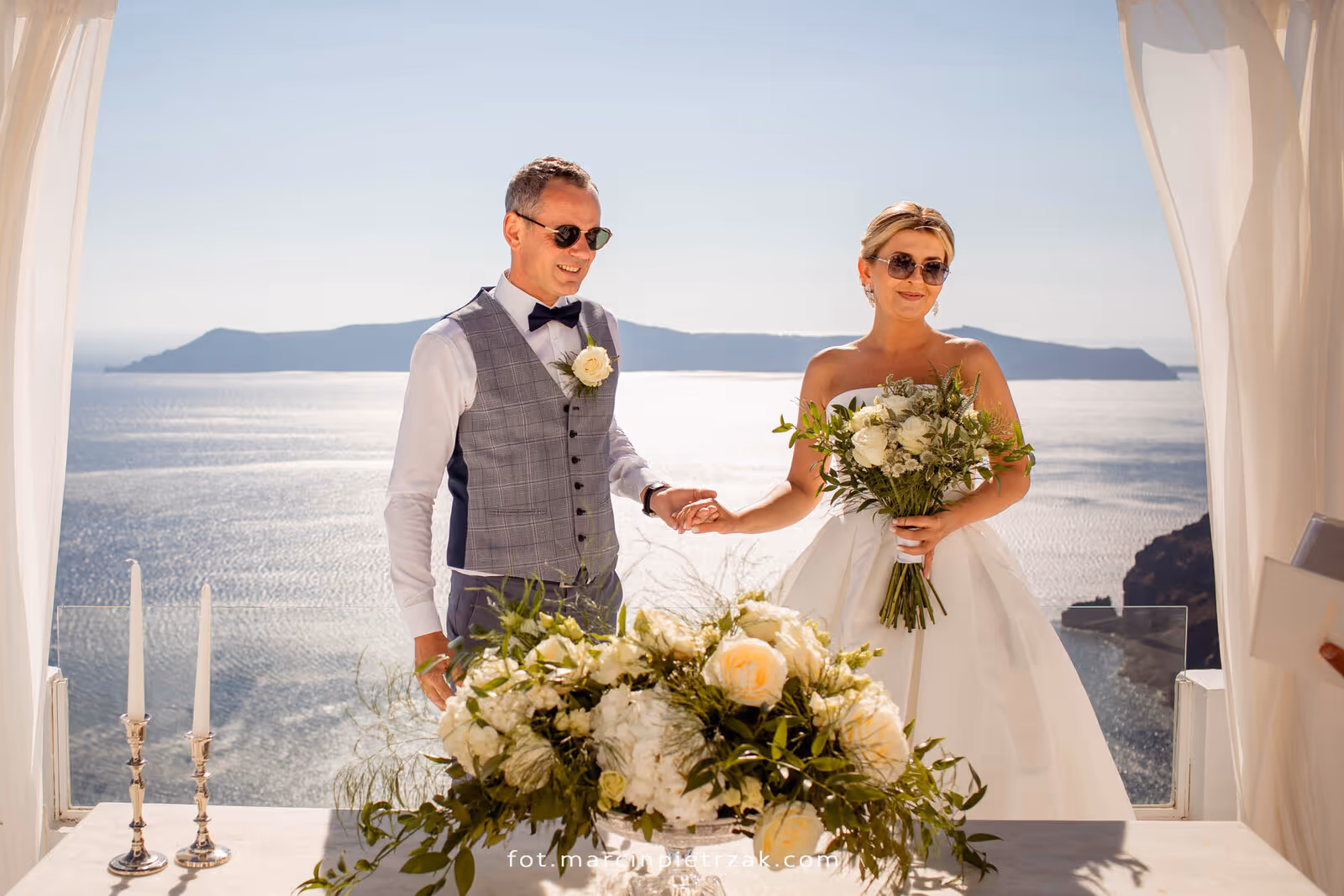 Ślub w Grecji - Santorini. Taras nr. 6. Zdjęcie nr. 13
