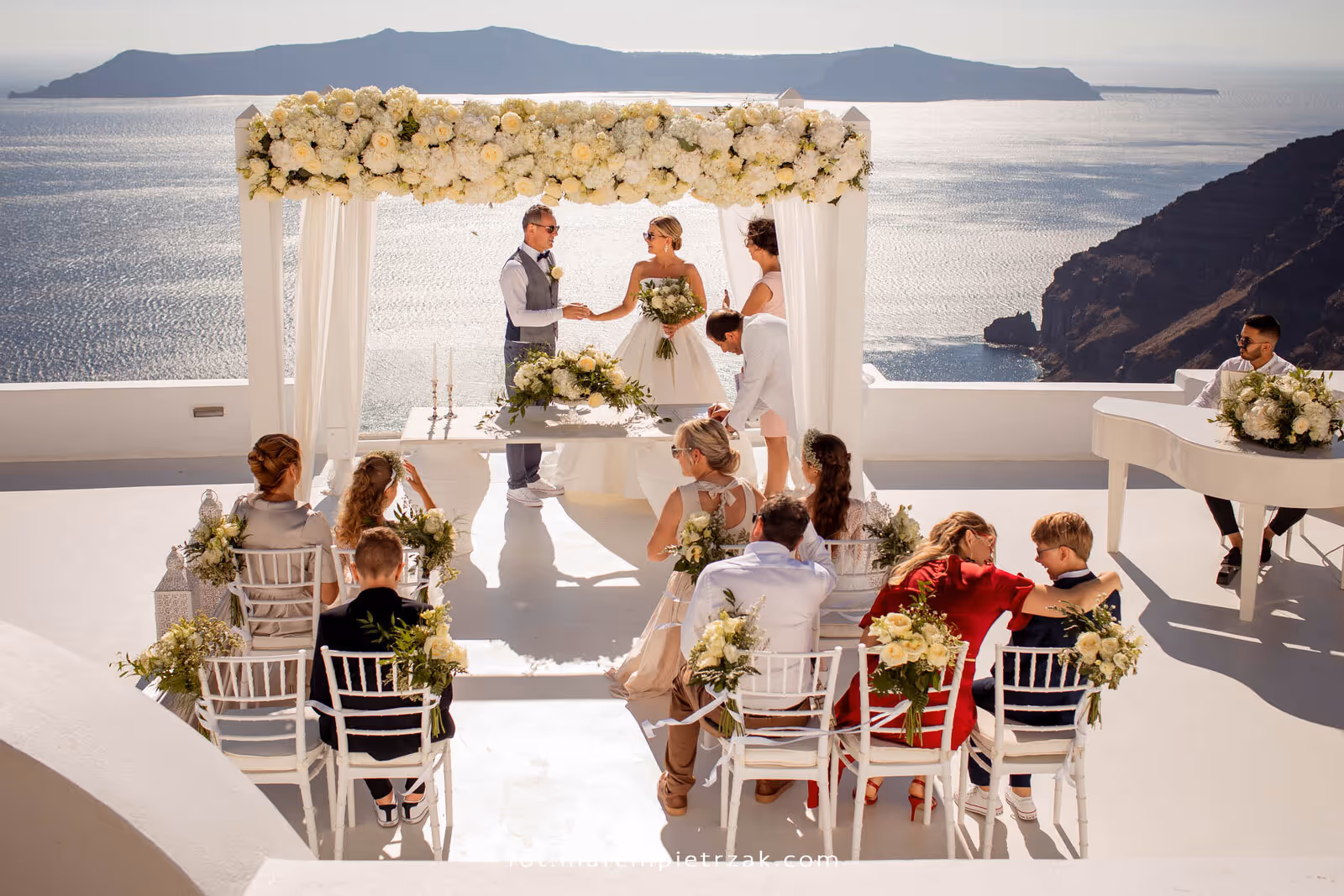 Ślub w Grecji - Santorini. Taras nr. 6. Zdjęcie nr. 14