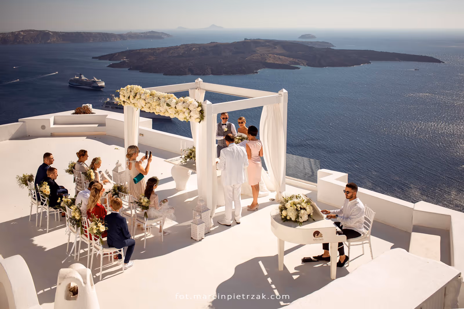 Ślub w Grecji - Santorini. Taras nr. 6. Zdjęcie nr. 18