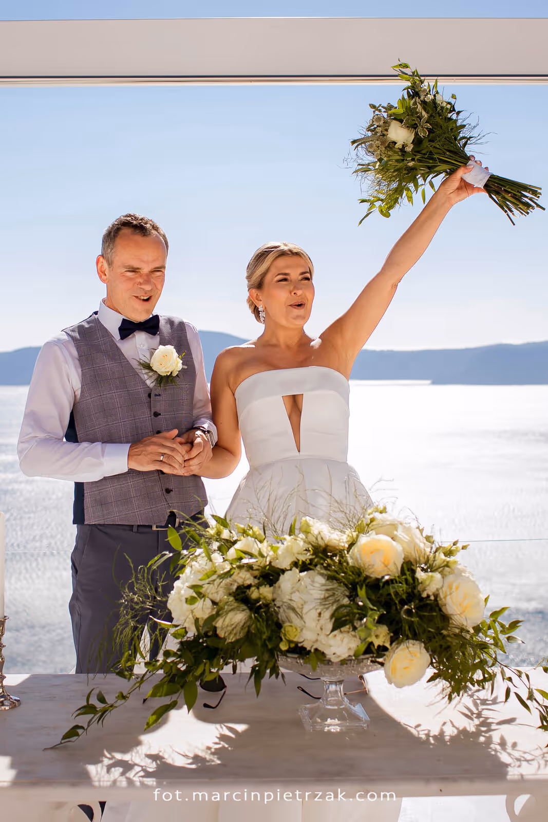 Ślub w Grecji - Santorini. Taras nr. 6. Zdjęcie nr. 25