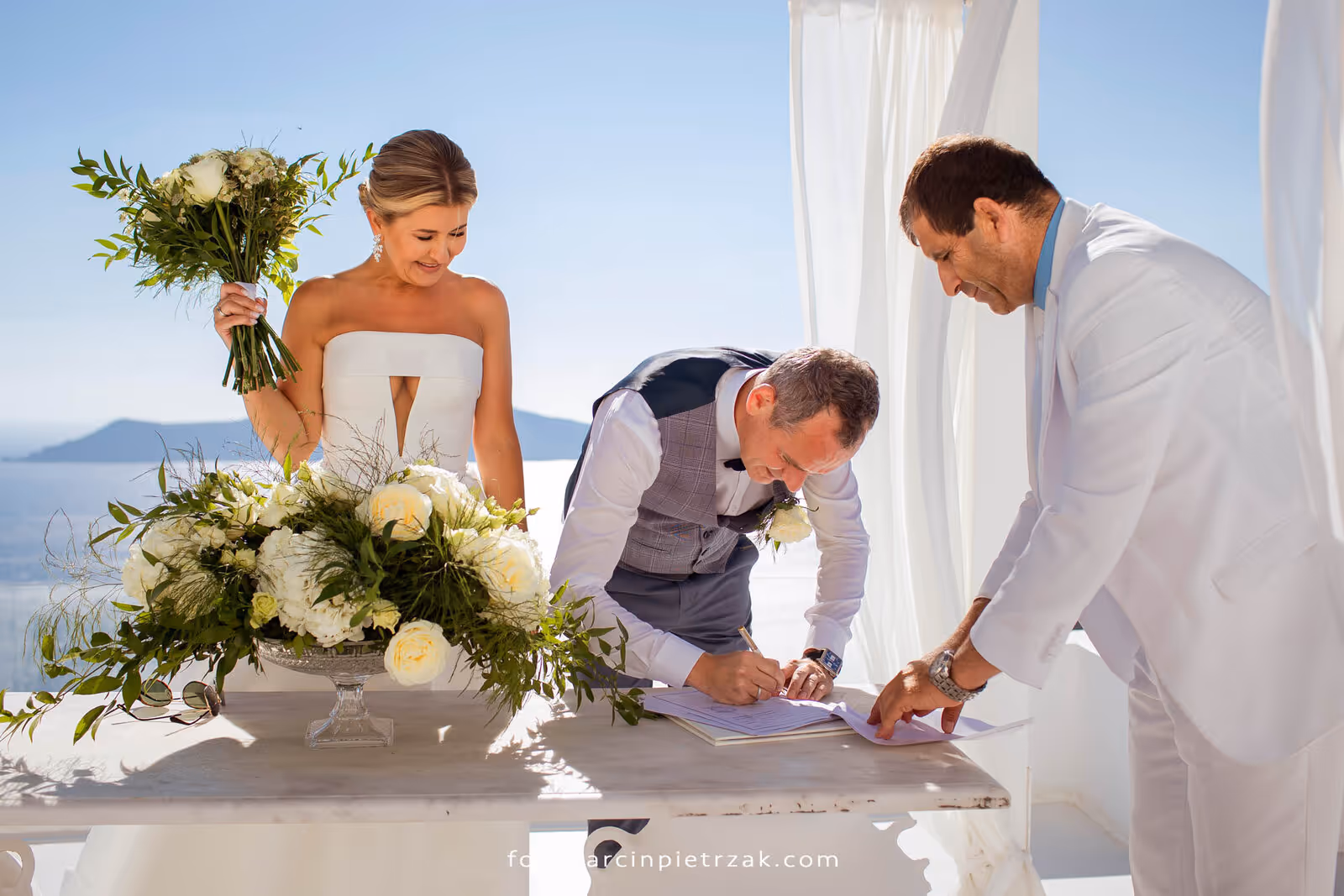 Ślub w Grecji - Santorini. Taras nr. 6. Zdjęcie nr. 26