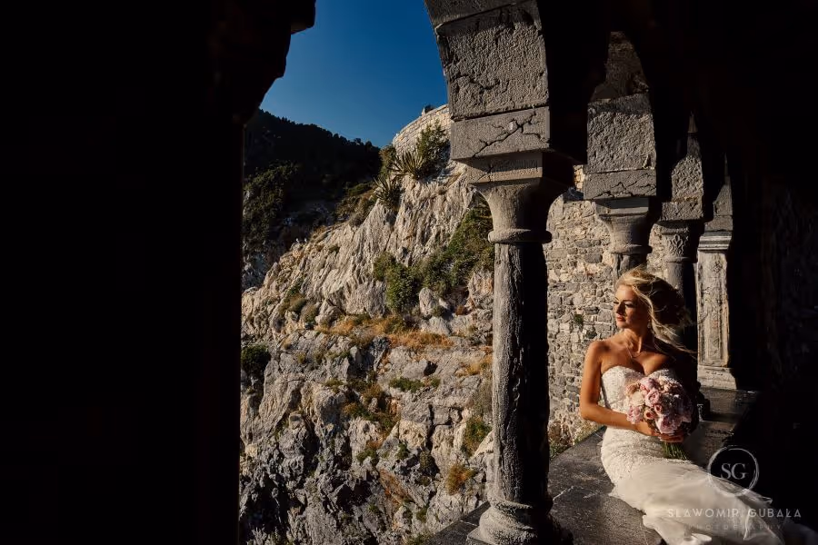 Ślub we Włoszech - Liguria (ślub) + Toskania (przyjęcie). Zdjęcie nr. 14