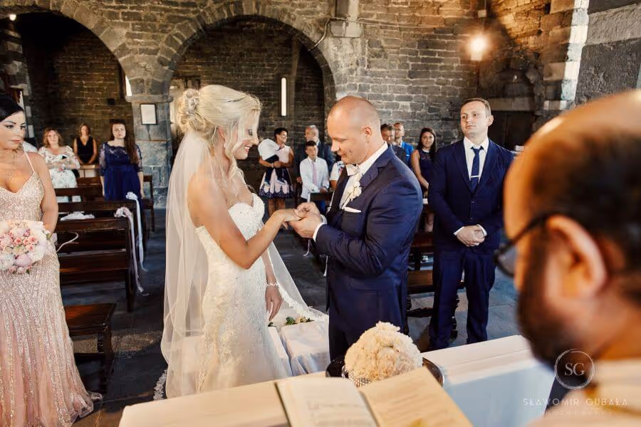 Ślub we Włoszech - Liguria (ślub) + Toskania (przyjęcie). Zdjęcie nr. 7