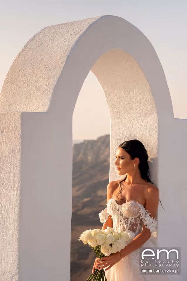 Ślub w Grecji - Santorini. Taras nr. 2. Zdjęcie nr. 4