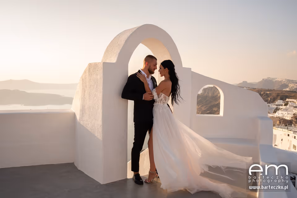 Ślub w Grecji - Santorini. Taras nr. 2. Zdjęcie nr. 8