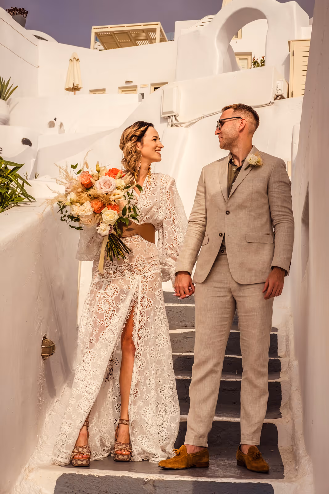 Ślub w Grecji. Santorini. Taras nr. 6. Zdjęcie nr. 3