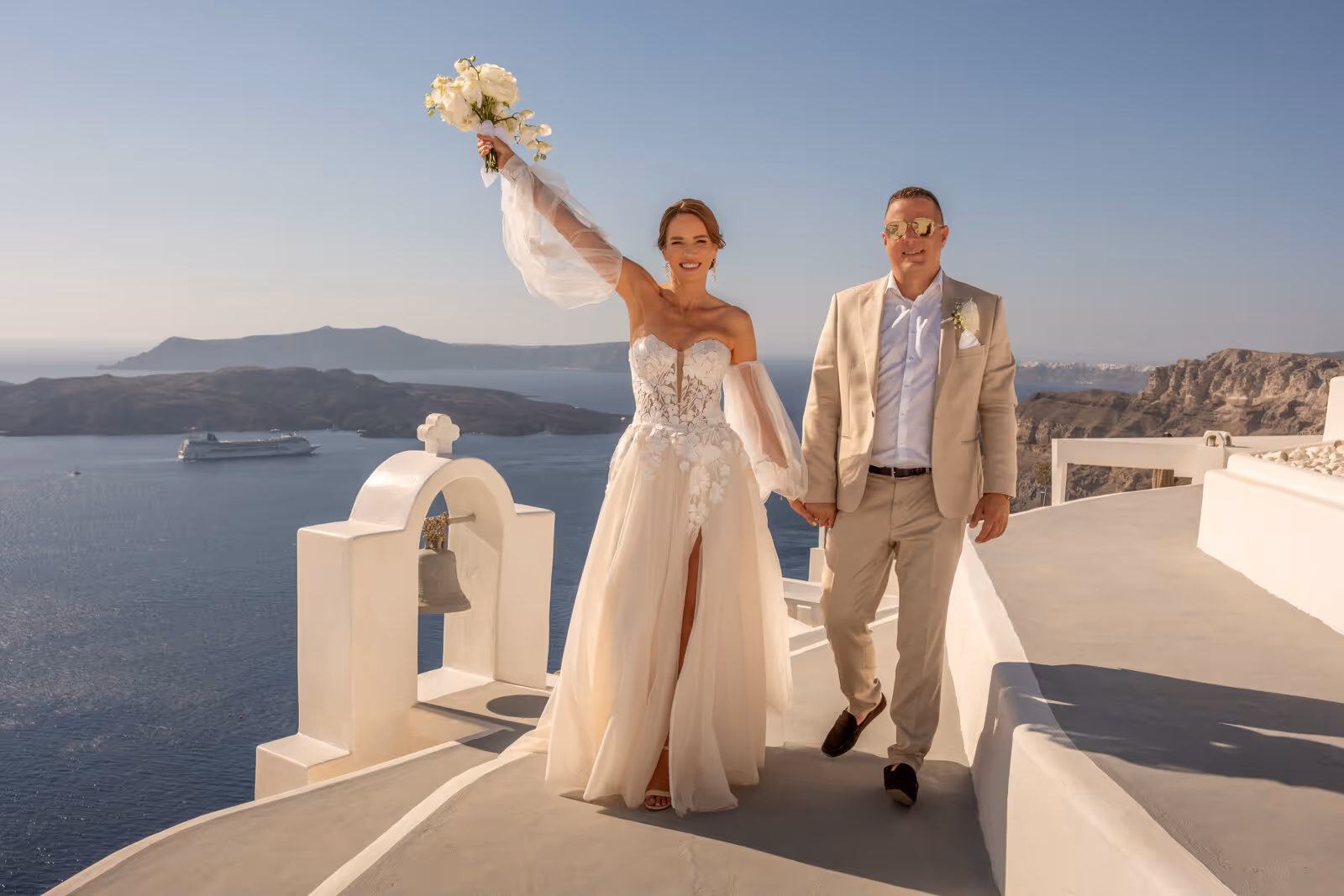 Ślub w Grecji. Santorini. Taras nr. 2. Zdjęcie nr. 62