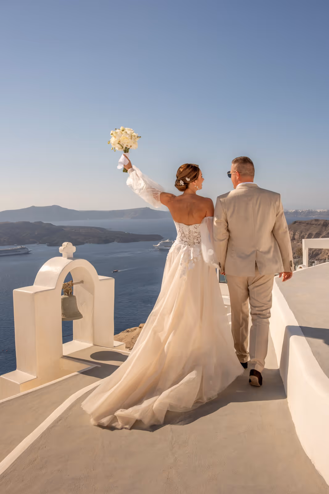 Ślub w Grecji. Santorini. Taras nr. 2. Zdjęcie nr. 64