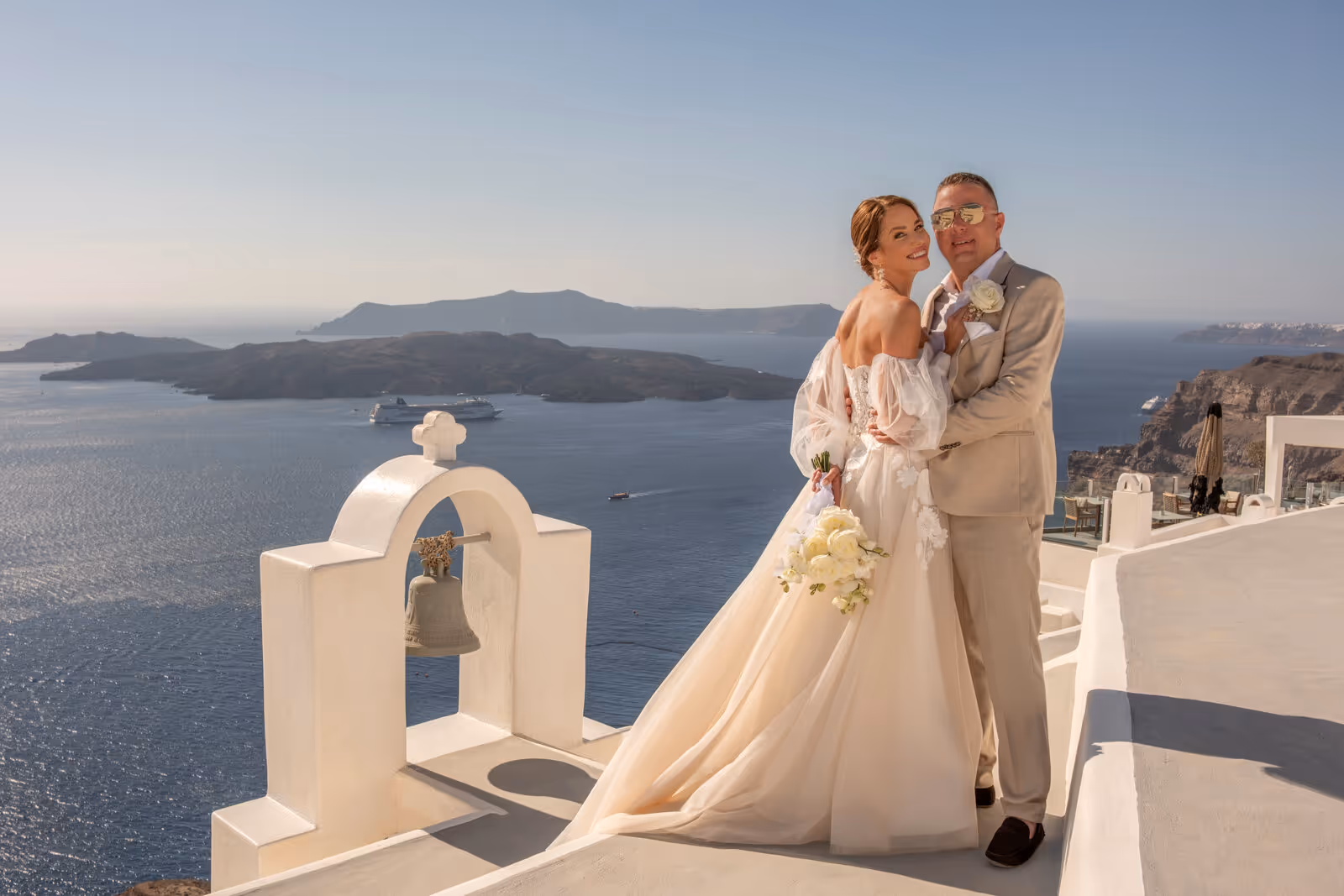 Ślub w Grecji. Santorini. Taras nr. 2. Zdjęcie nr. 65