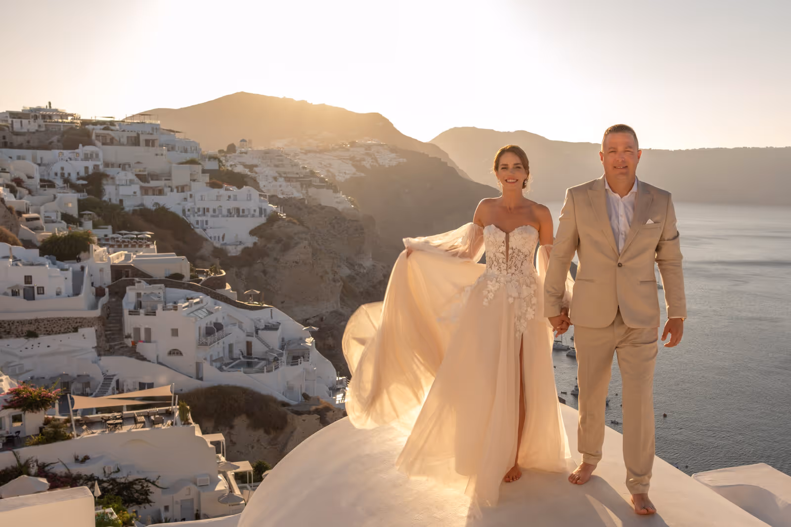Ślub w Grecji. Santorini. Taras nr. 2. Zdjęcie nr. 80