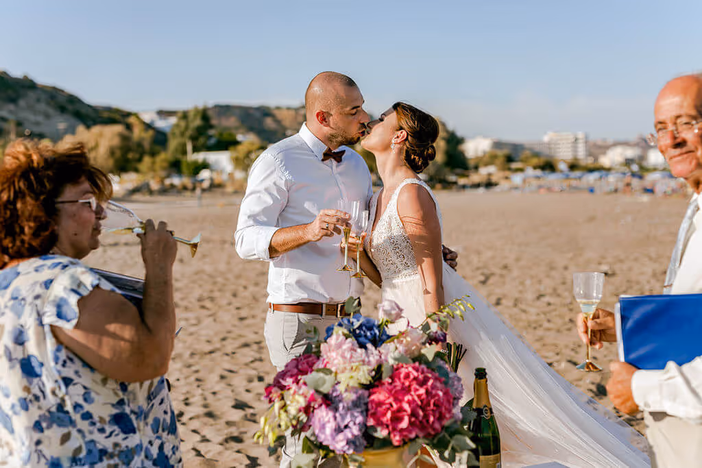 Ślub w Grecji - Rodos. Zdjęcie nr. 34
