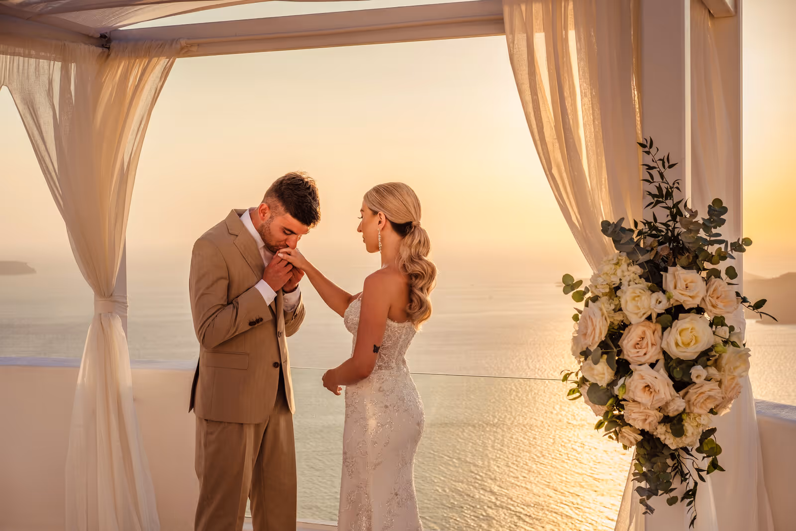 Ślub w Grecji - Santorini. Taras nr. 2 Zdjęcie nr. 18