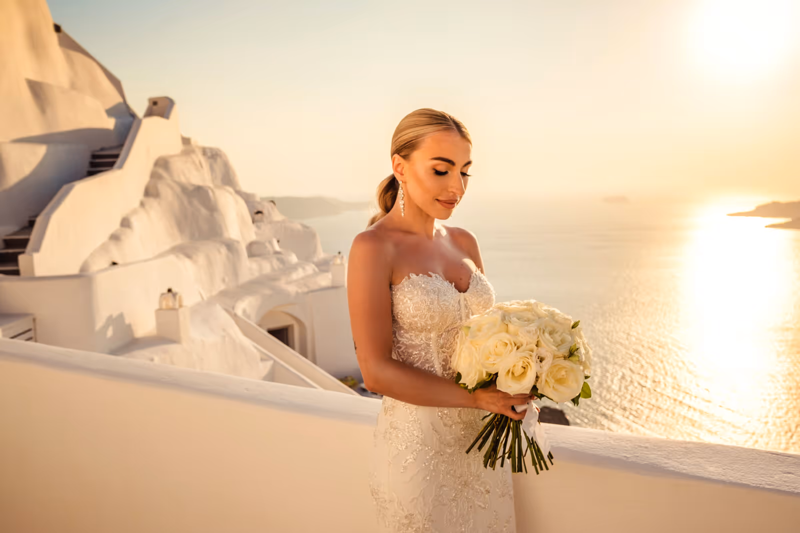 Ślub w Grecji - Santorini. Taras nr. 2 Zdjęcie nr. 2